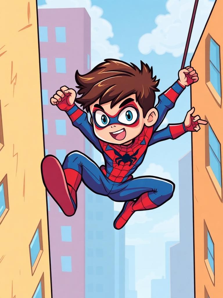 Spider Style cartoon theme